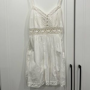 Abercrombie & Fitch White Eyelet Dress XS